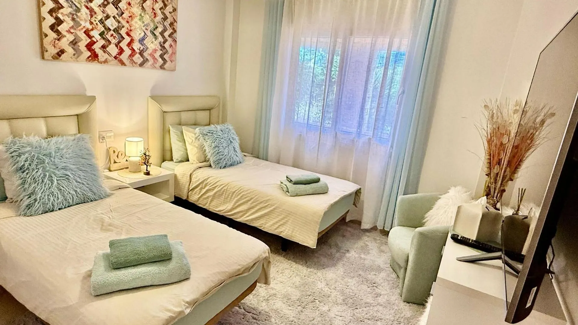 Casares Beach Golf Apartment With Private Garden Direct Pool Access España