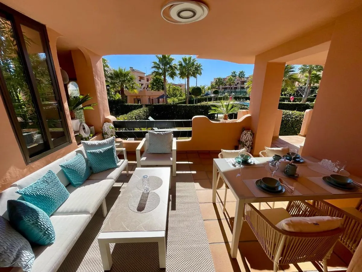 Casares Beach Golf Apartment With Private Garden Direct Pool Access 0*,  España